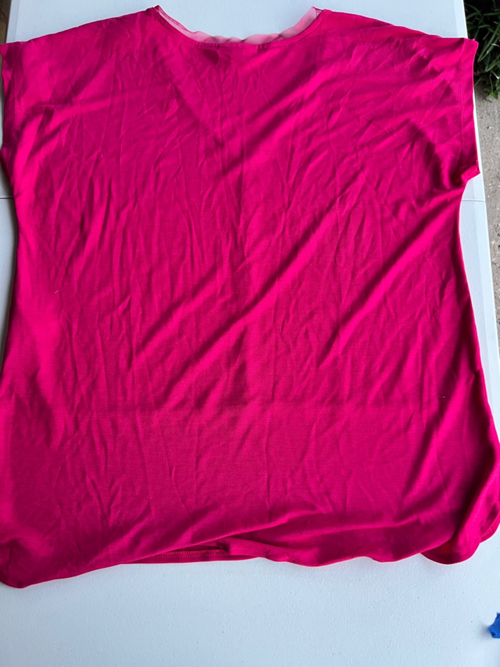 Bar III Hot Pink Knit Top